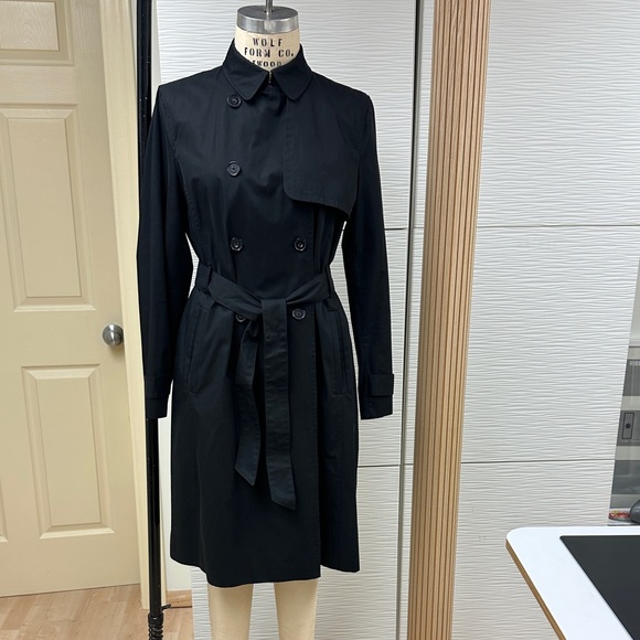 Massimo Dutti Black Trench Coat - Picture 4 of 7